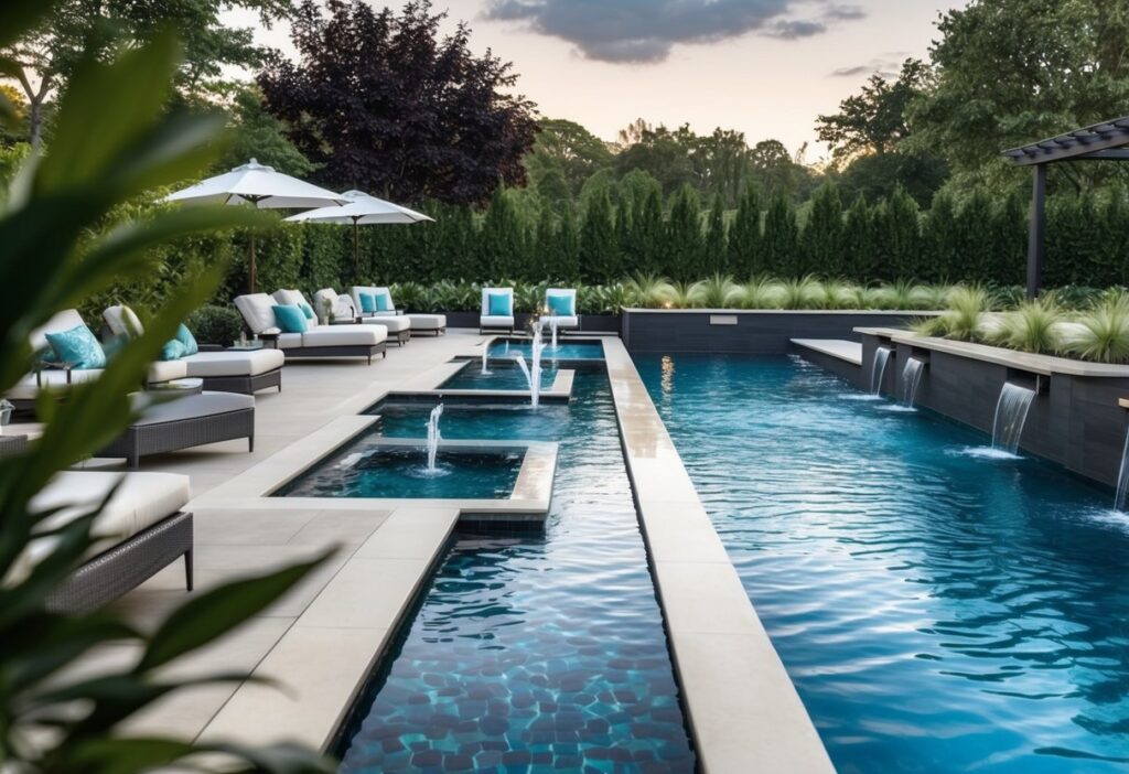 Incorporating Water Features in Pool Hardscaping