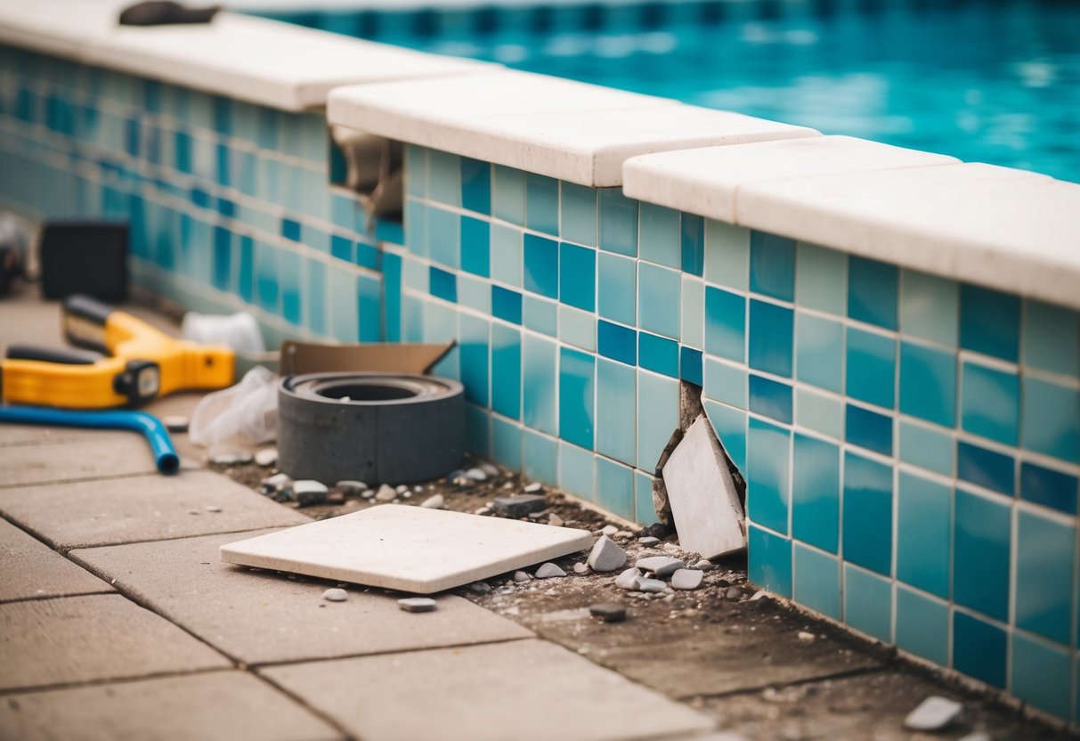 DIY vs Professiona Tile and Coping Repair in Pools